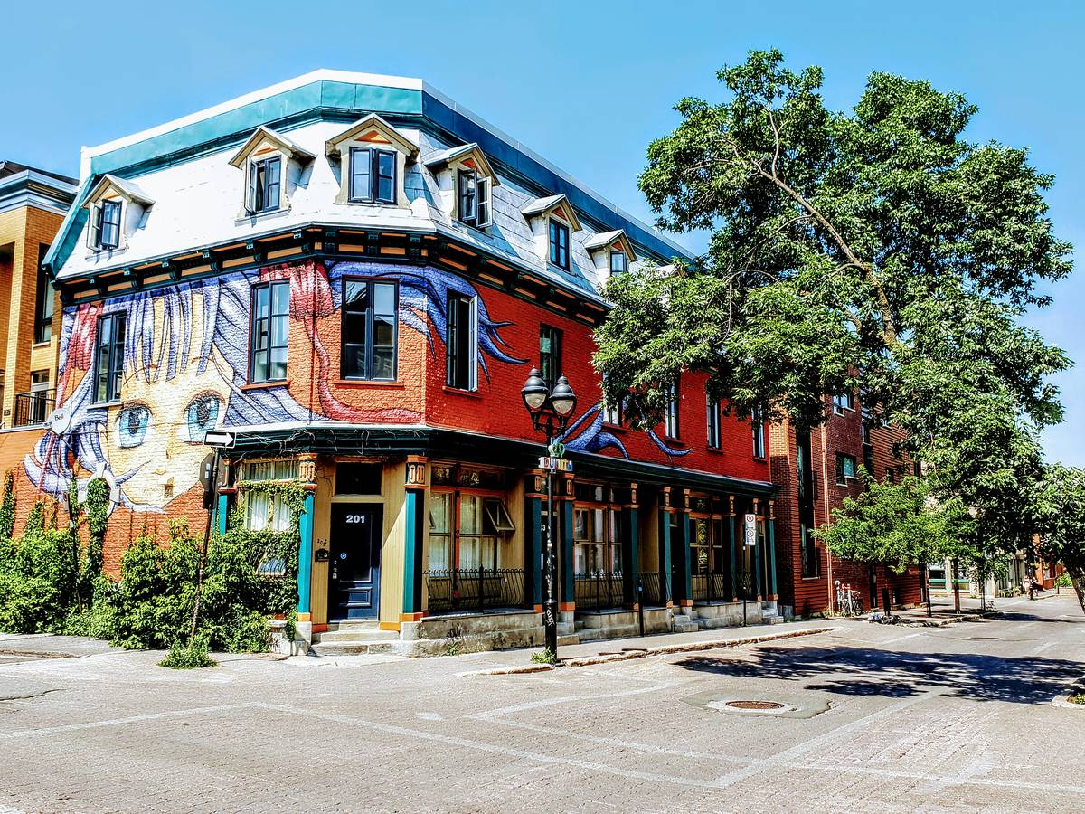 montreal street art canada manchester flights