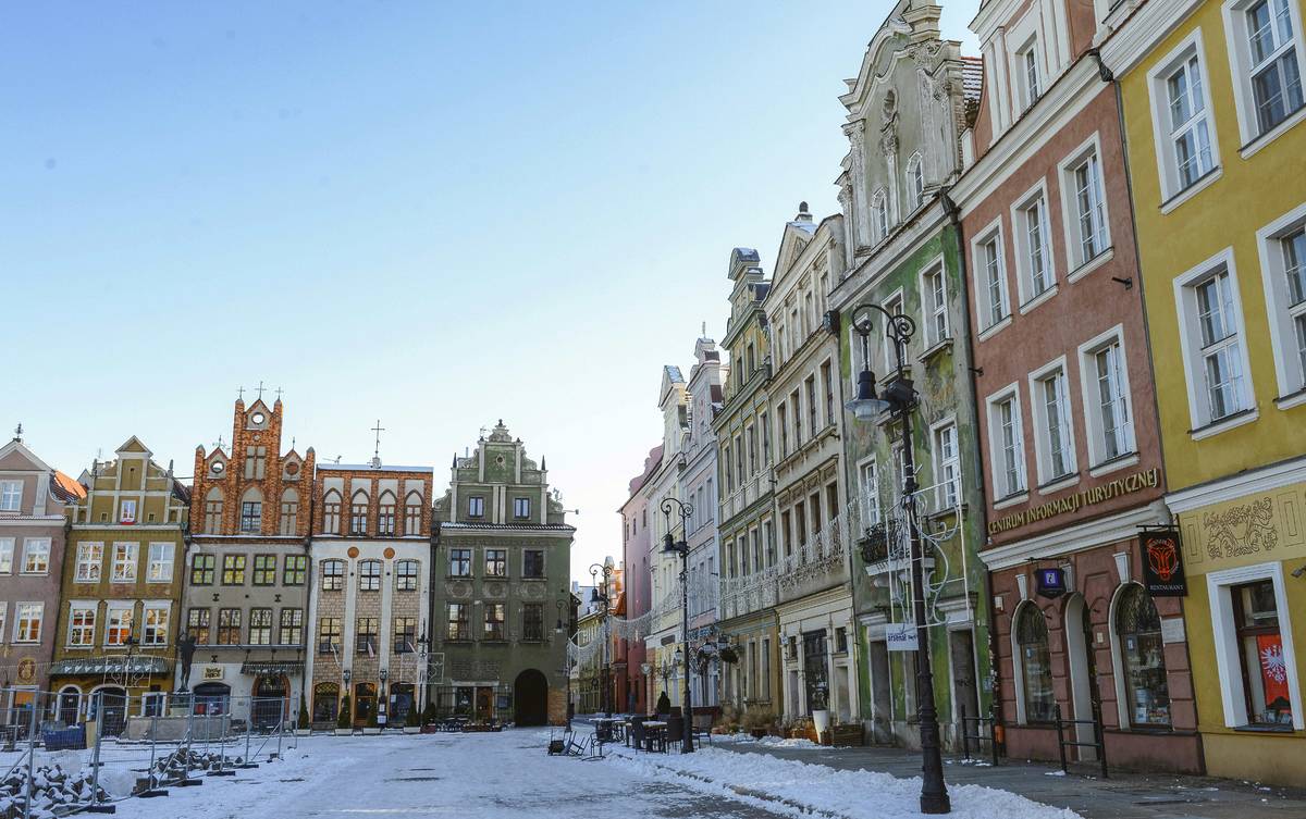 poznan poland old town february flights manchester
