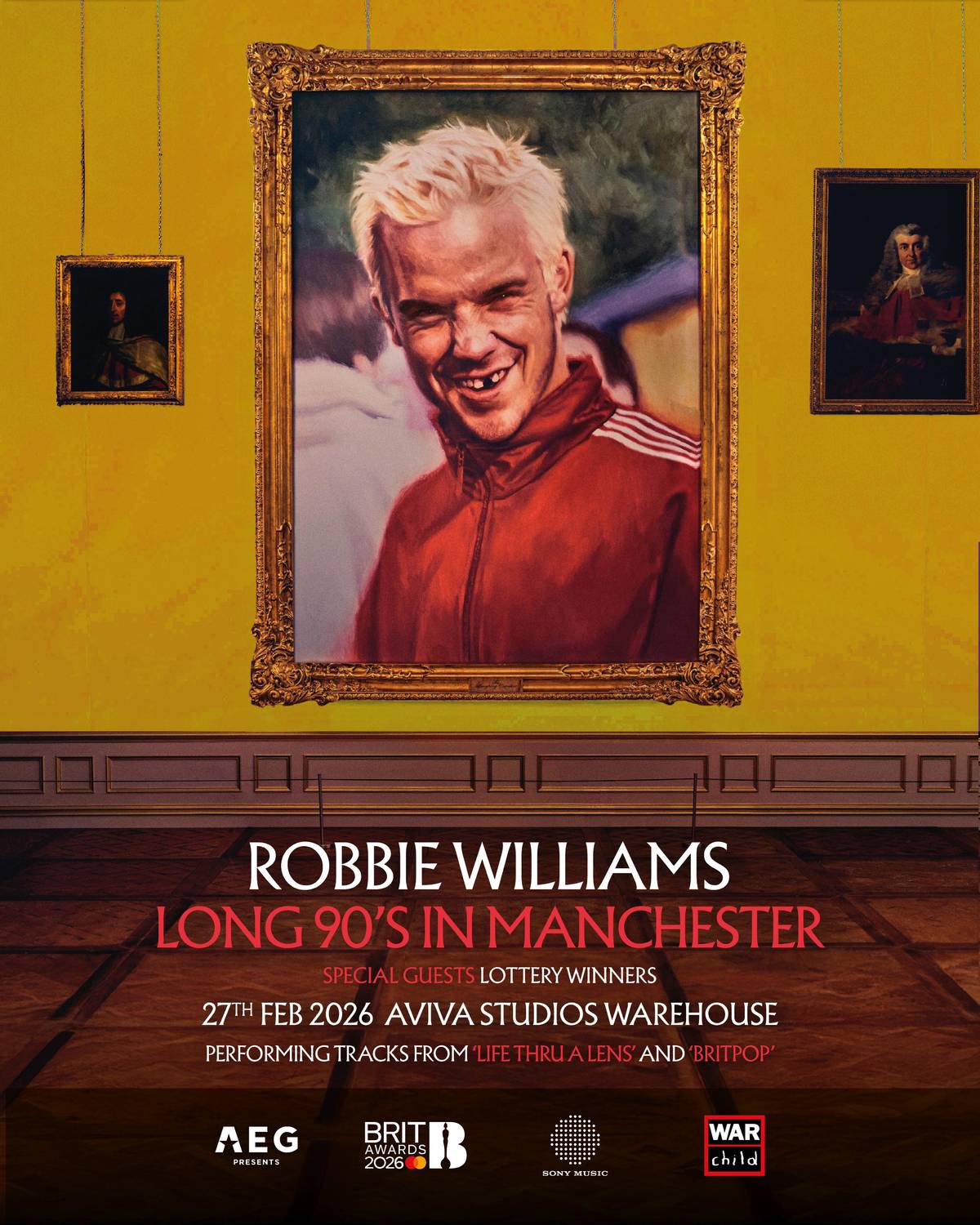 robbie williams brits week manchester