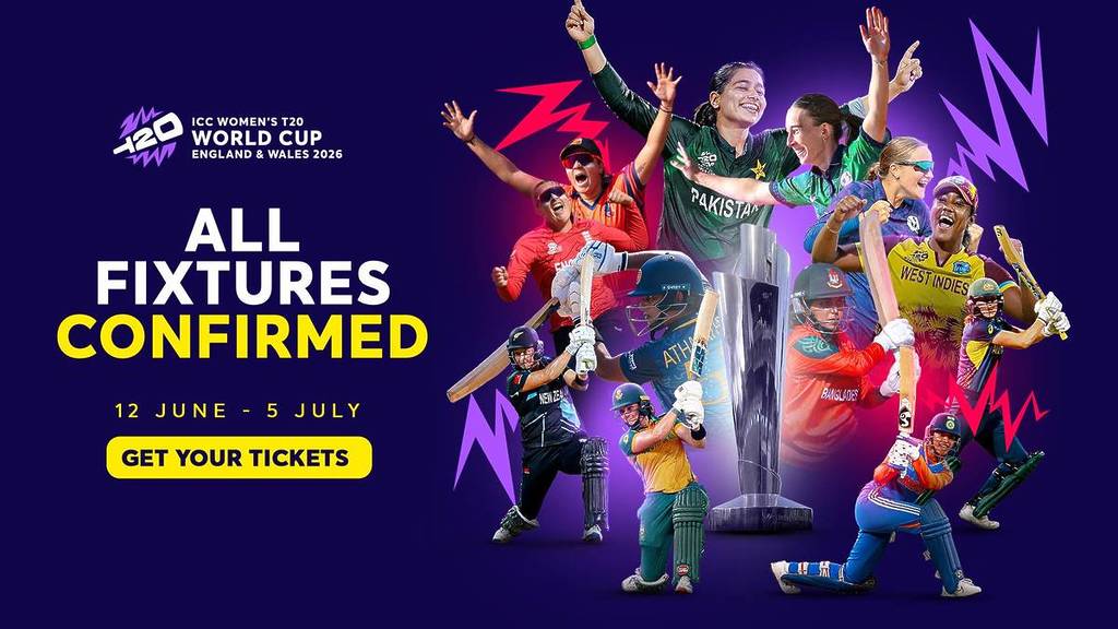 icc t20 women's world cup 2026 poster