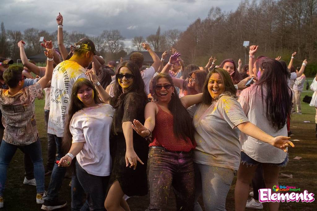 elements holi festival at trafford centre