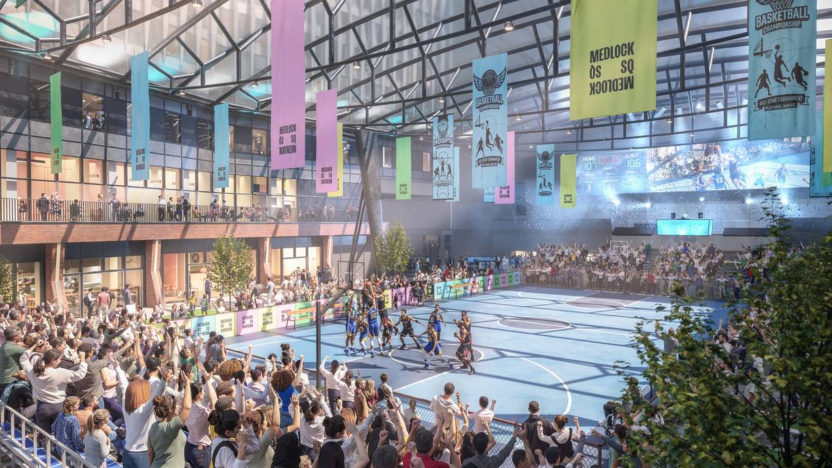 medlock square interior sports venue manchester etihad campus