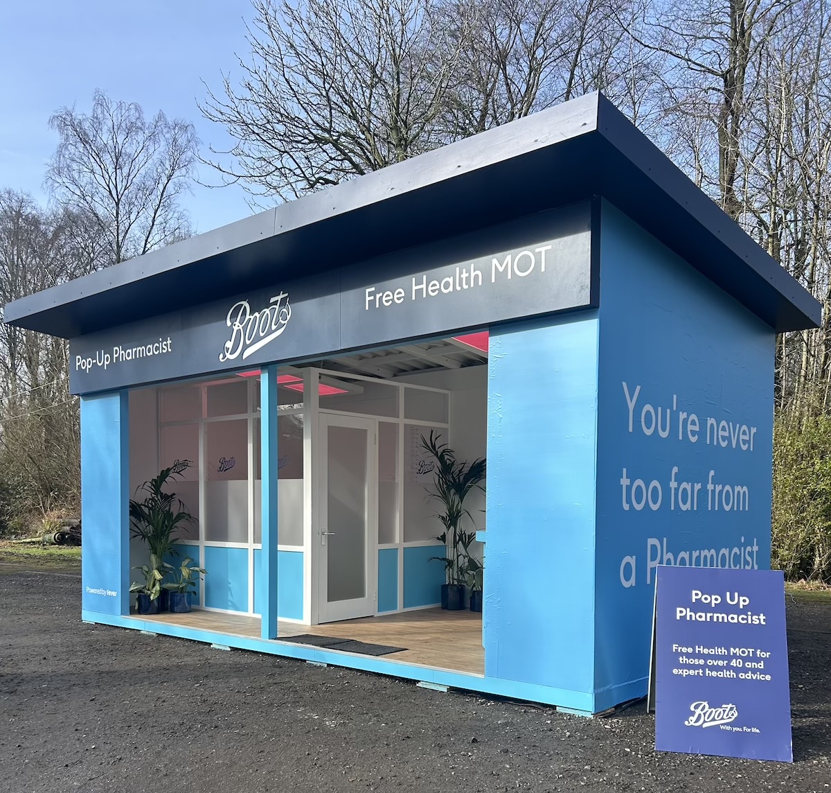 This Boots Pharmacist pop-up gave out free healthcare advice at the Manchester Abbathon