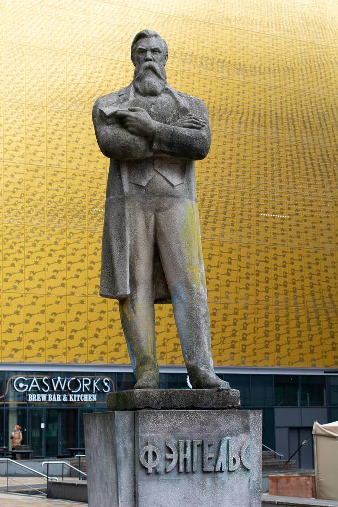 Friedrich Engels statue manchester little ireland
