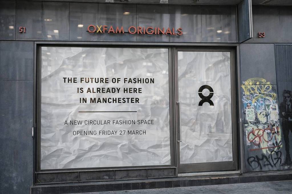 oxfam vintage manchester exterior charity shop