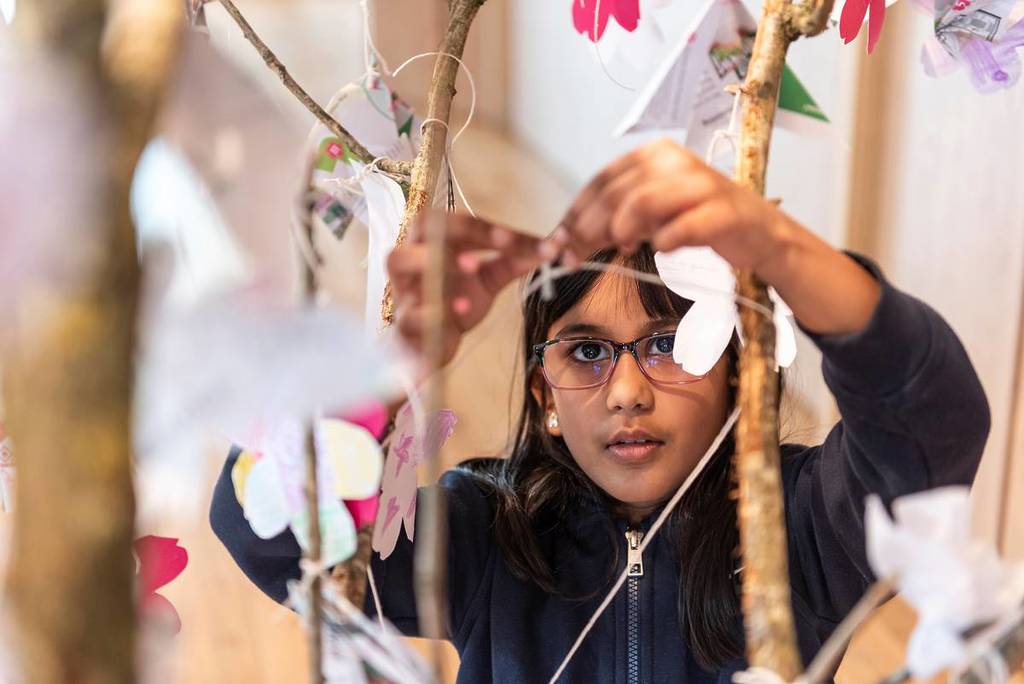 bloomtown festival manchester child arts and crafts flowers