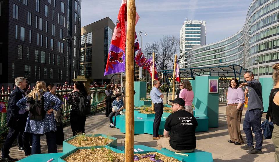 The North West’s busiest station has opened its first green ‘sanctuary’ and community garden after years of being underused – with 40 modular planters & local biodiversity just steps from the platforms