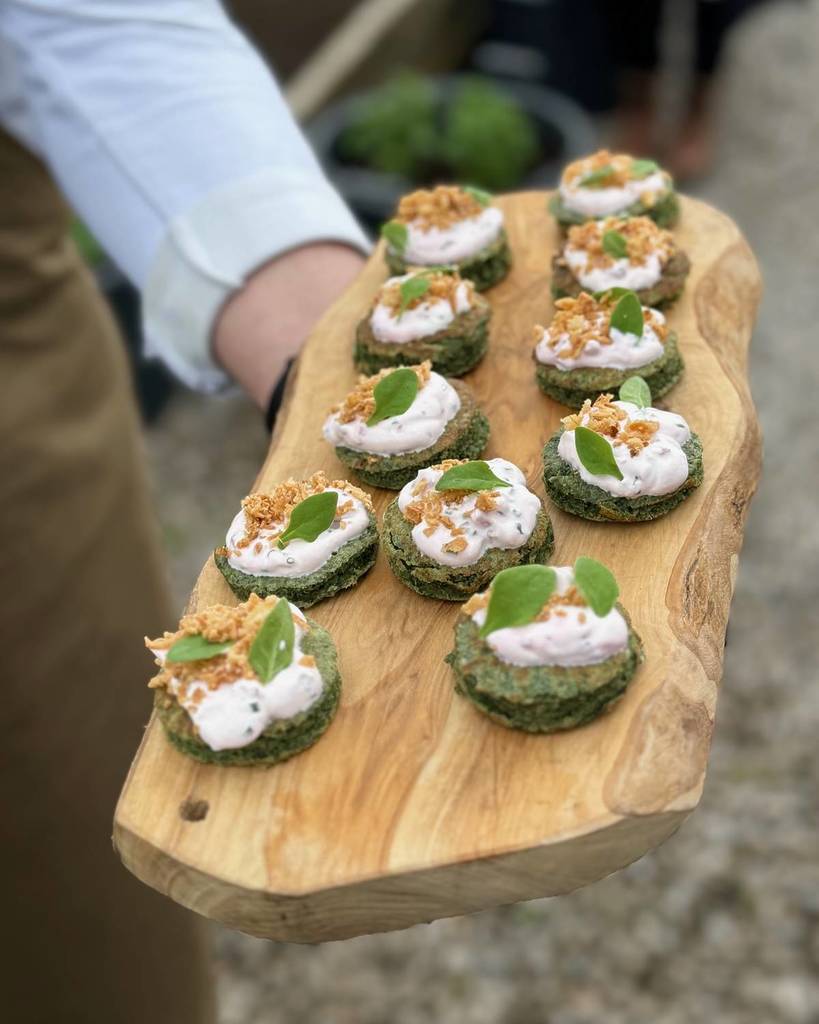 Snacks served as part of Our Farm Experience