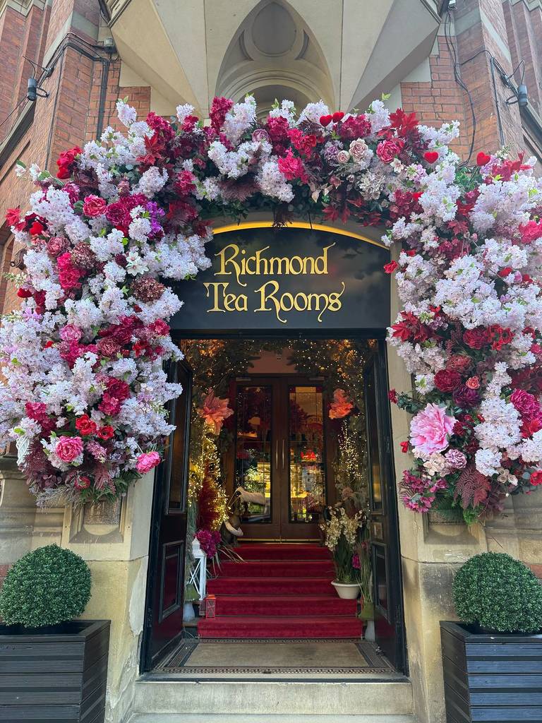 exterior of richmond tea rooms