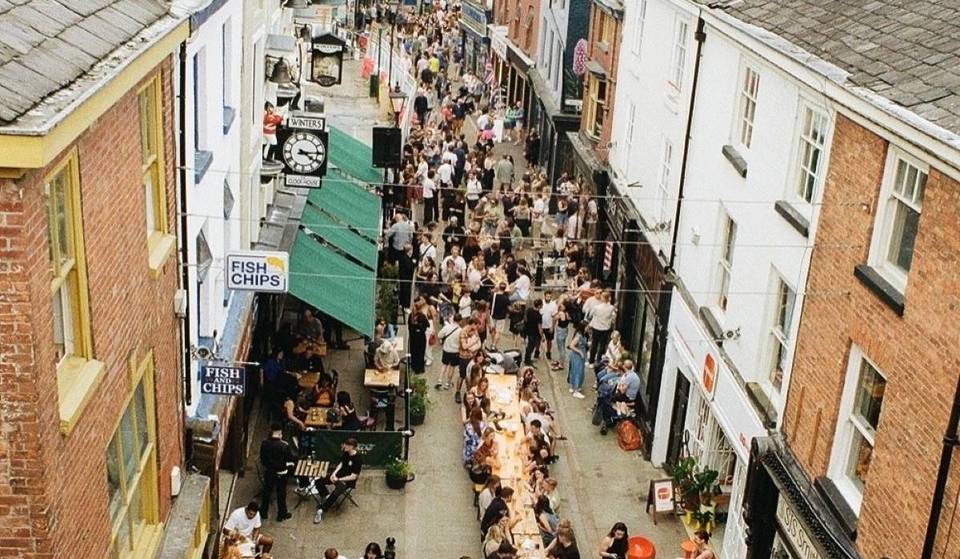 This free street party is set to return to Stockport’s stunning Underbank &amp; historical market this summer – with live music, a huge BBQ &amp; plenty of independent tipples