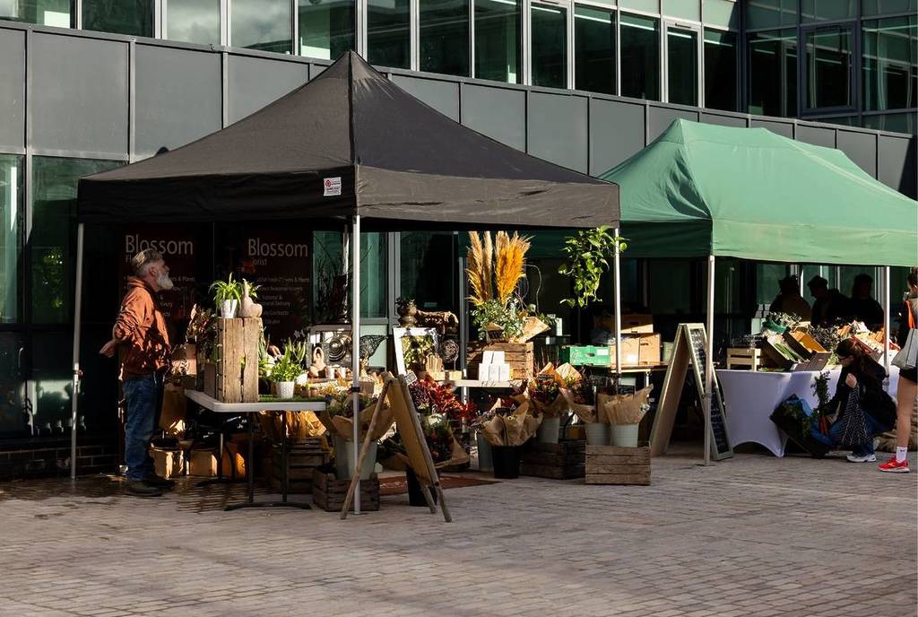 stalls at campfield market
