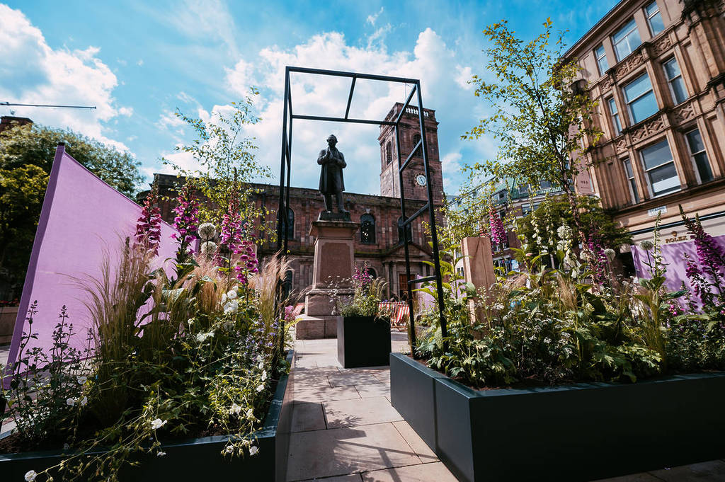 manchester flower festival installation trail