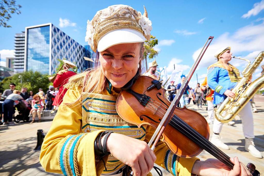 we invented the weekend festival salford media city violin