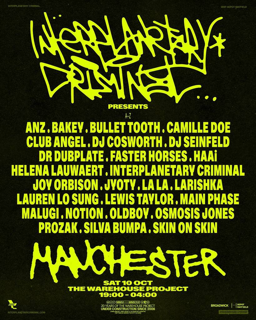 warehouse project interplanetary criminal dj manchester