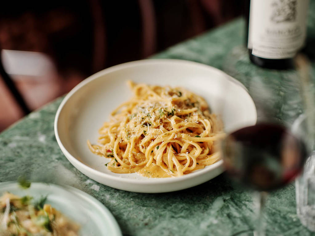 pasta dish at lina stores