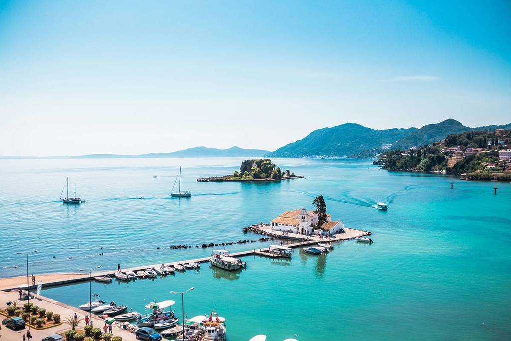 manchester hotter than corfu sea view