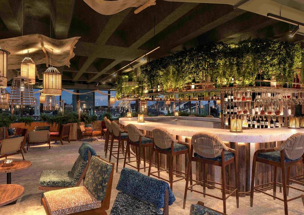central bar at the nest on 13th floor