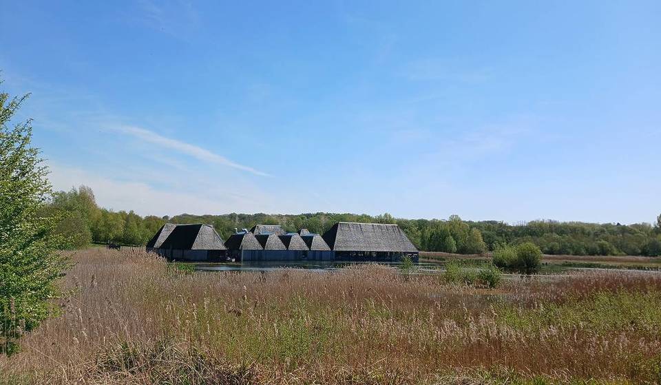 This former gravel quarry is now a stunning wildlife reserve just 45 minutes from Manchester — with walking trails, rare birds &amp; an award-winning “floating” village