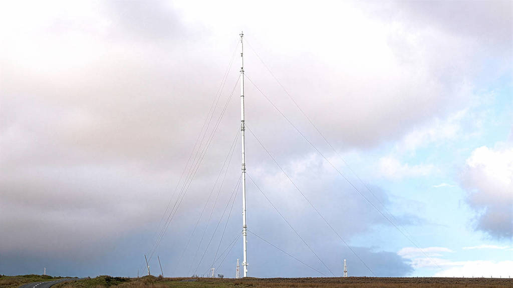 transmitter standing on winter hill, bolton