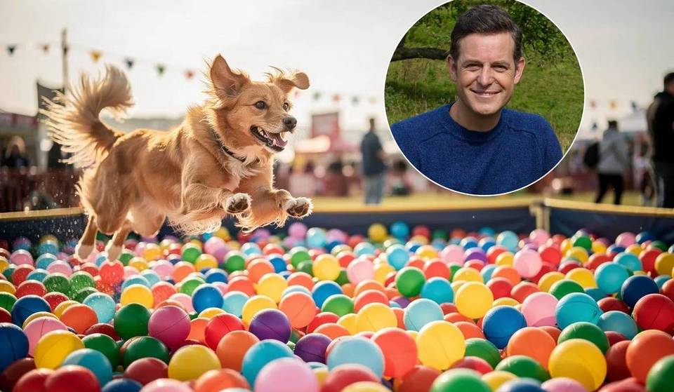 Matt Baker is bringing a pop-up countryside pub to this huge dog-loving festival just a stone’s throw from Manchester this June – with a packed programme of canine yoga, pub quizzes &amp; a huge doggy ball pit