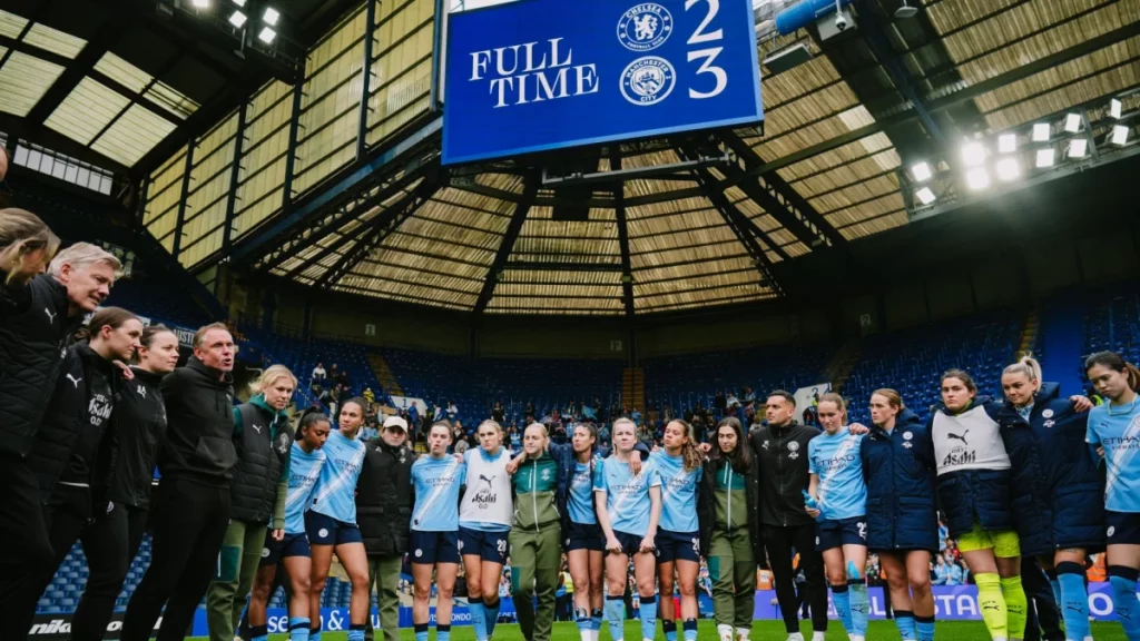 manchester city women champions homecoming party