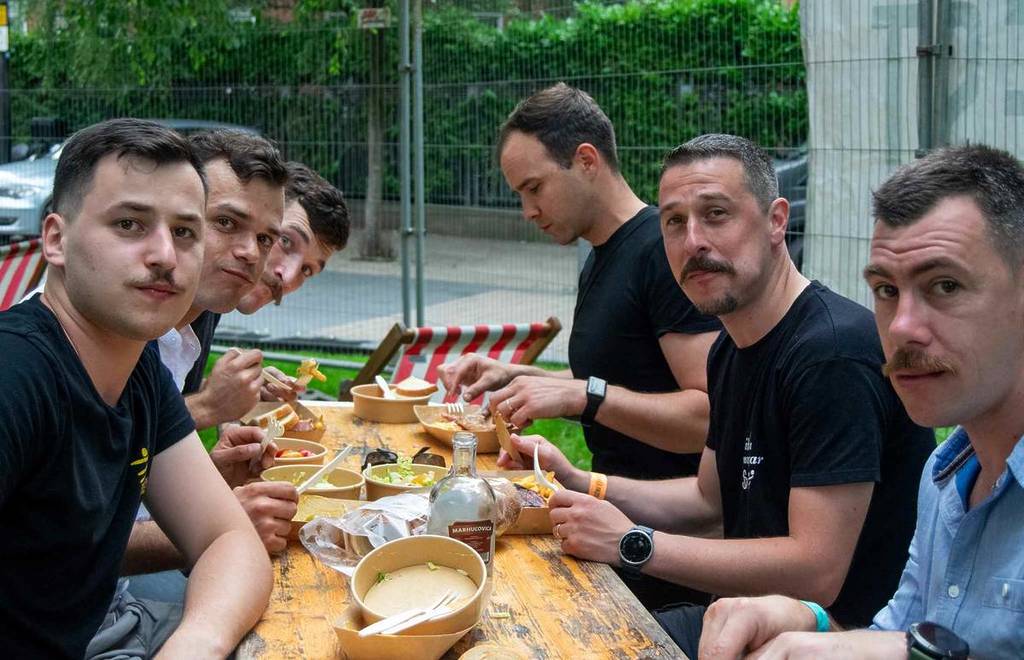 people eating gobefest manchester