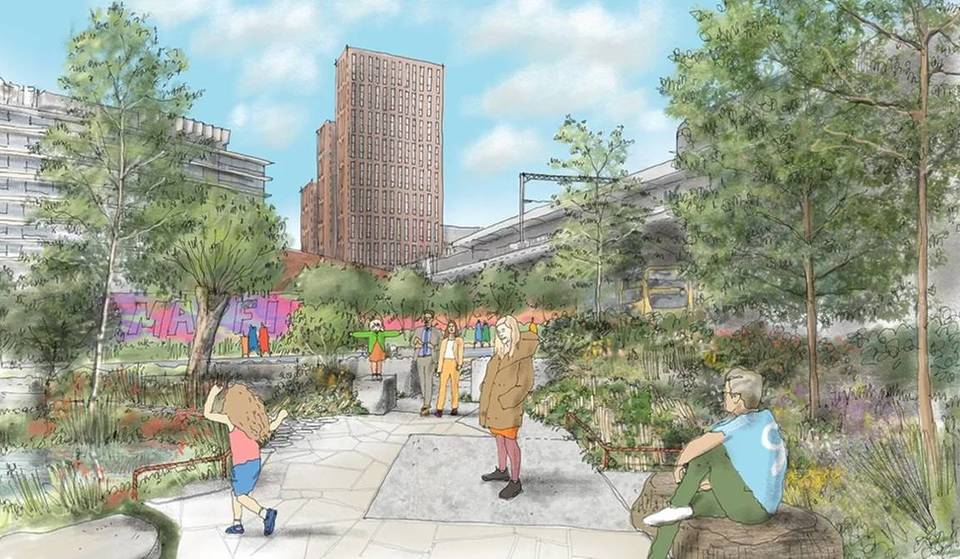 Manchester’s £1.5bn green district is getting a gold-medal RHS Chelsea Flower Show garden, linking a 6.5-acre urban park directly to Piccadilly Station with a “green corridor” – plus plans for a new transport &amp; work hub