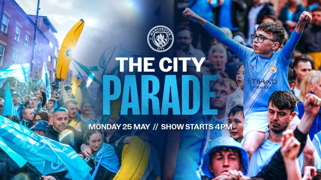 manchester city bus parade