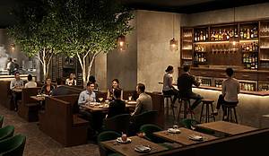 Manchester’s new 1,700 sqm restaurant is ditching starters and mains for open-fire rotisserie feasting and dining beneath towering four-metre elm trees – here’s what to expect & when it opens