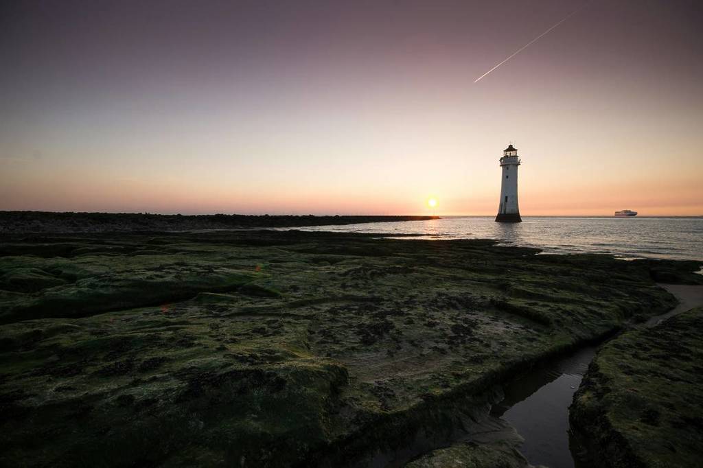 new brighton beach lighthouse merseyside wild swimming