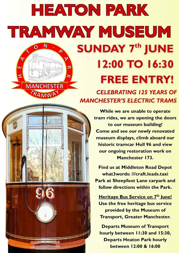 heaton park tramway poster