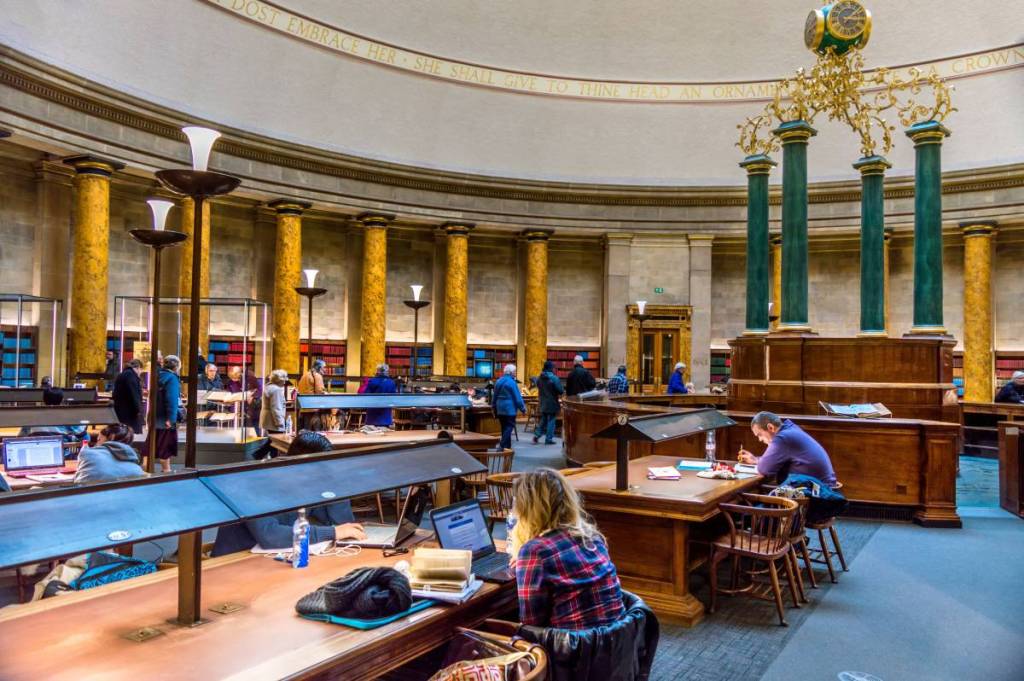 manchester central library interior