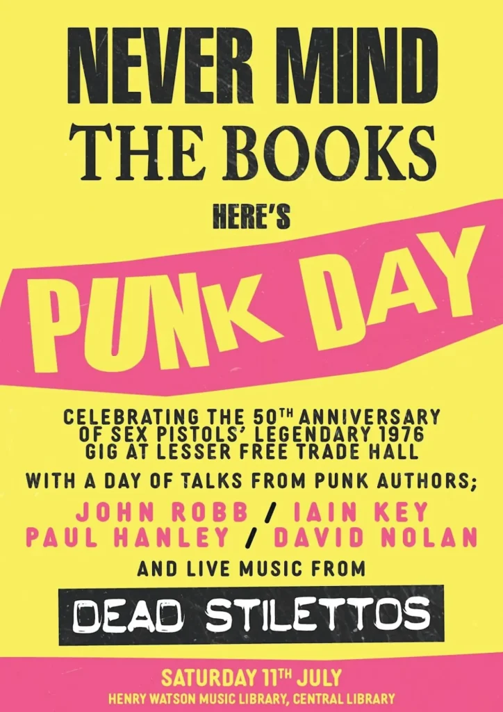 never mind the books punk day sex pistols manchester