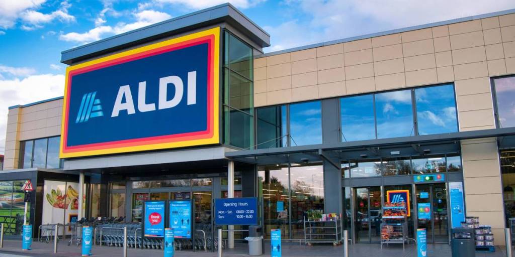 outside aldi store