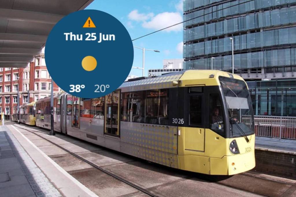 Bee Network issues advice for travelling across Greater Manchester this week as amber weather warning in place &amp; temperatures set to reach 38°C – how to travel in a nationwide heatwave