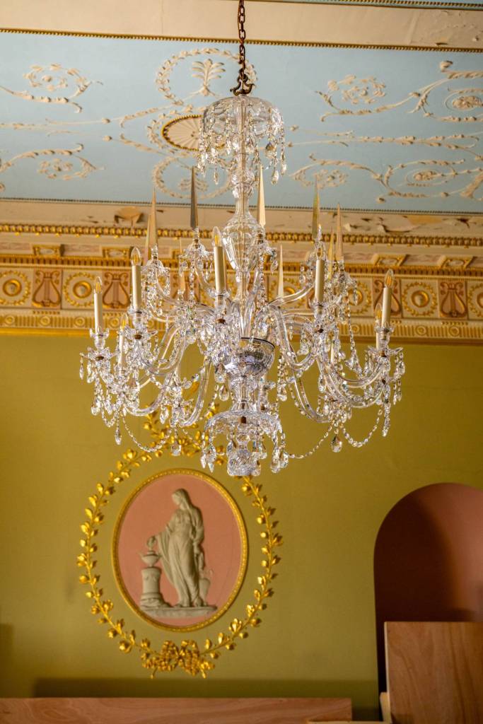 heaton hall reopening chandeliers