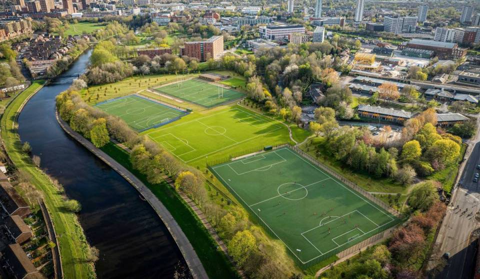 Major upgrades are set to transform the University of Salford’s playing fields later this year as part of a £2.5 billion masterplan, alongside its first ever Padel courts – and all facilities will be open to the public