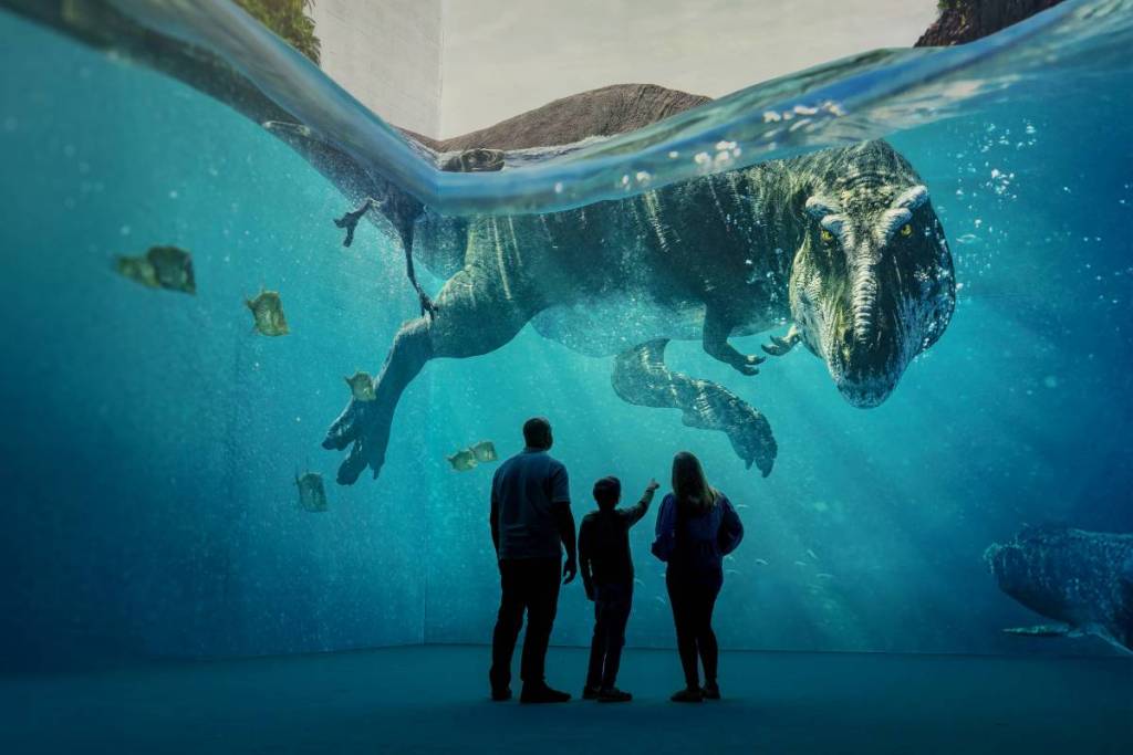 aviva studios dinosaurs prehistoric planet manchester