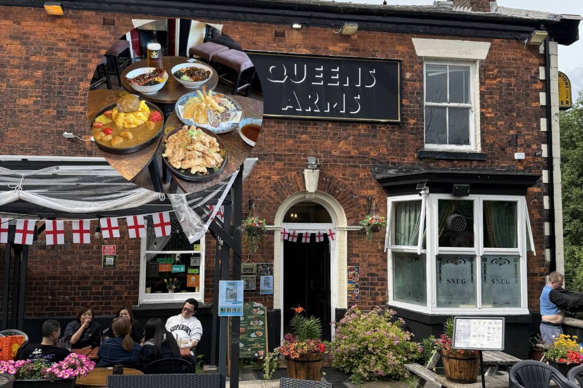 Inside a nearly 200-year-old Grade II listed building, the world's oldest railway pub in Greater Manchester has swapped standard grub for authentic Japanese cuisine