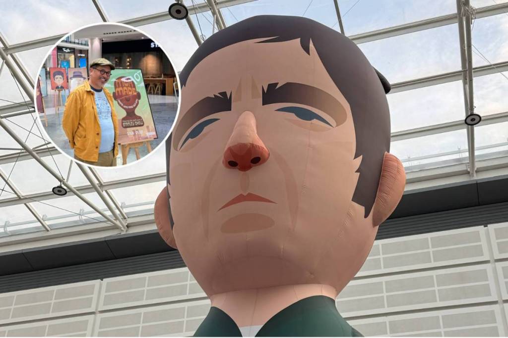 mcr made inflatable portraits arndale stanley chow
