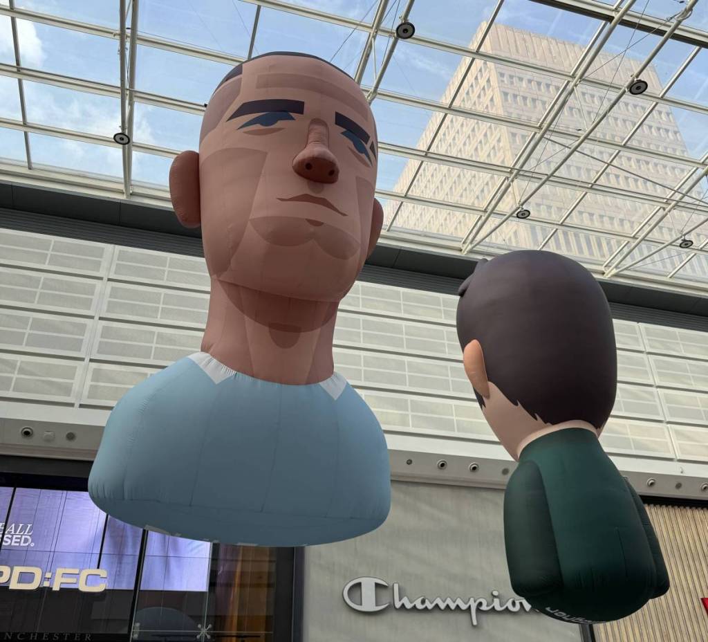 mcr made inflatable portraits arndale stanley chow