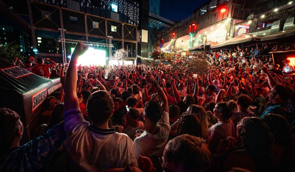 Depot Mayfield and Freight Island are joining forces to form a massive combined 13,000-capacity fan zone for the World Cup quarter-finals this weekend — and tickets start at just £4.50