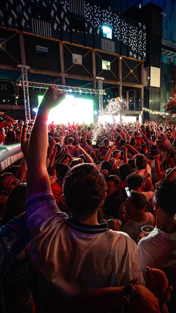 Depot Mayfield and Freight Island are joining forces to form a massive combined 13,000-capacity fan zone for the World Cup quarter-finals this weekend — and tickets start at just £4.50