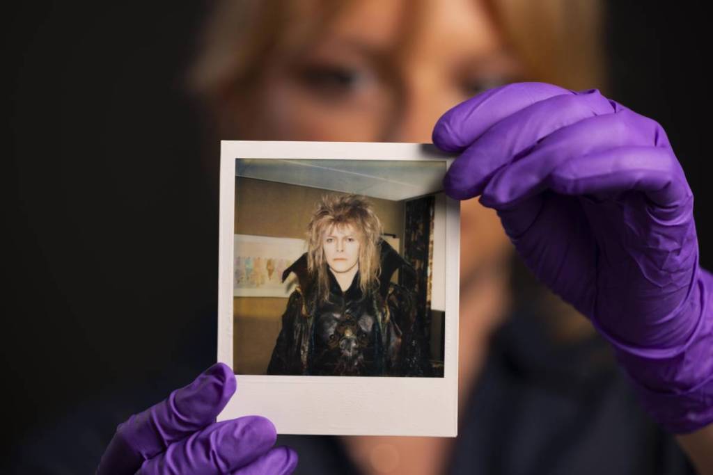 david bowie on tour polaroid labyrinth