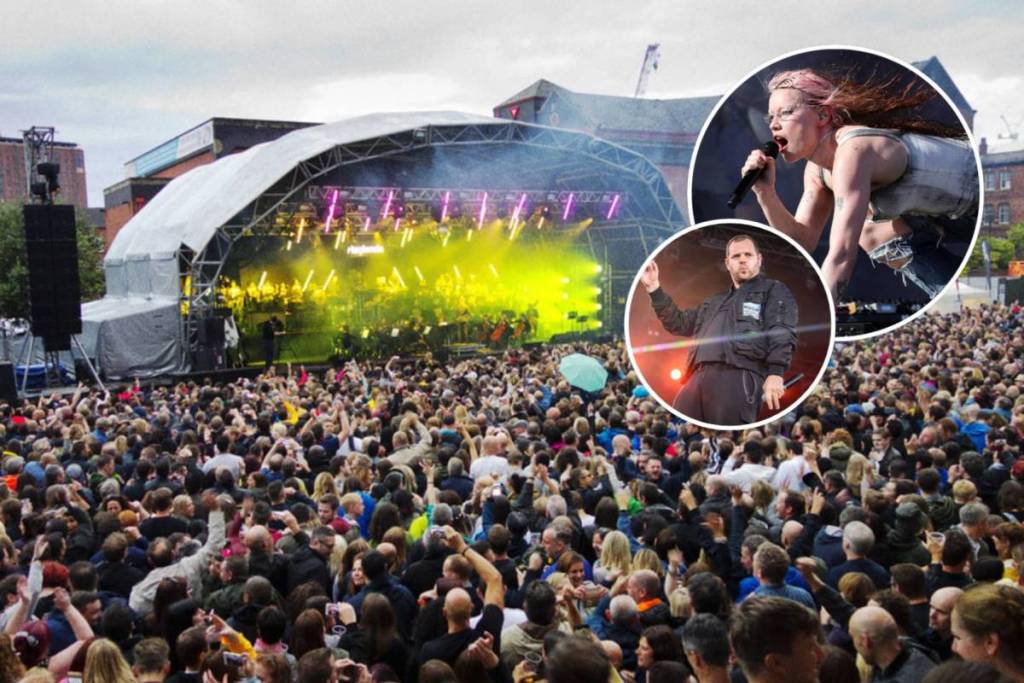 castlefield bowl sounds of the city manchester 2026 crowd wet leg the streets