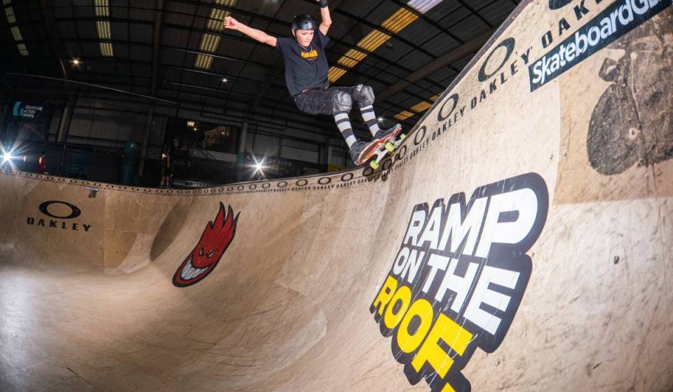 Europe’s largest vertical ramp is arriving on a Manchester rooftop this month – featuring a four-day skateboarding festival, live music and a £20,000 prize