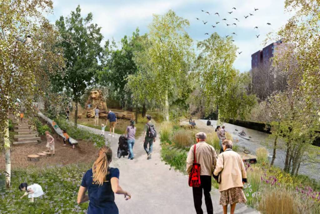 Manchester’s newest city centre urban park is set to open to the public this month, transforming a historic wooded green space as part of the regeneration of 7 neighbourhoods – here’s what to expect