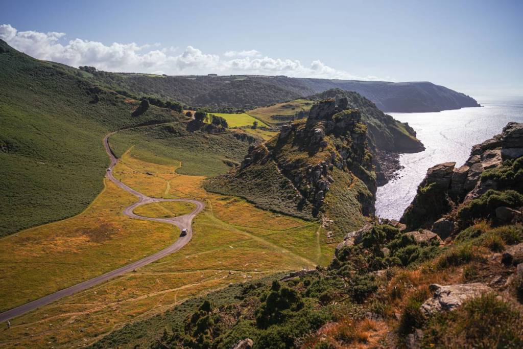 devon coastal road