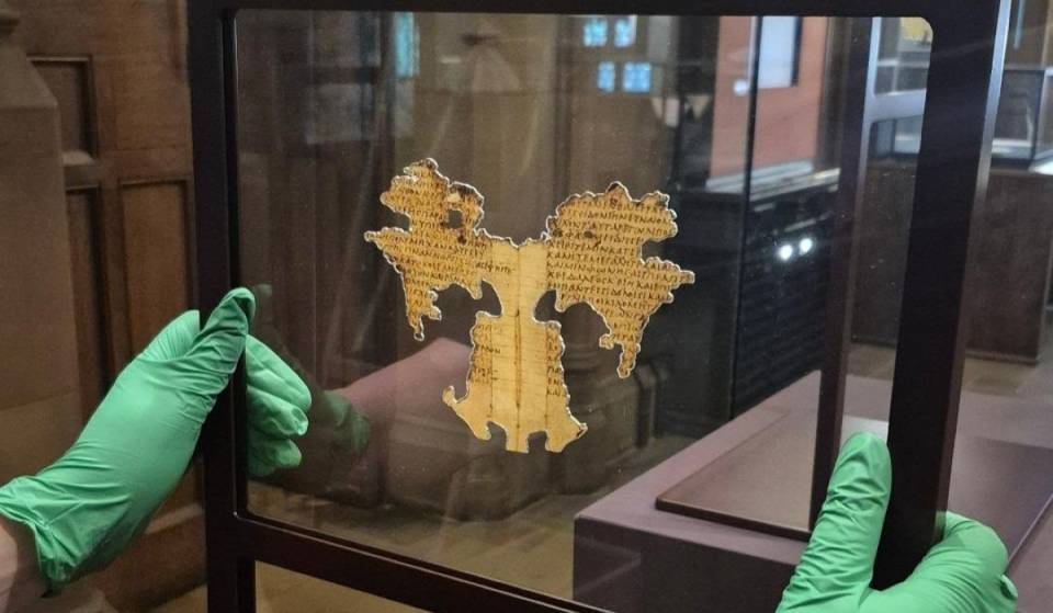 You can now see pages from a 1,700-year-old manuscript of Homer’s Odyssey at this Manchester library – here’s what inspired Christopher Nolan’s new film