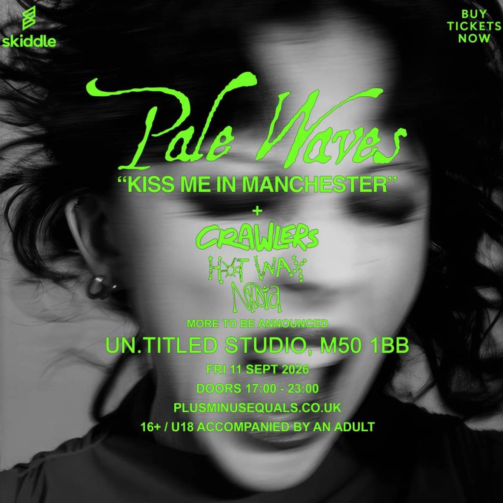 pale waves artist shot the block kiss me in manchester gig poster